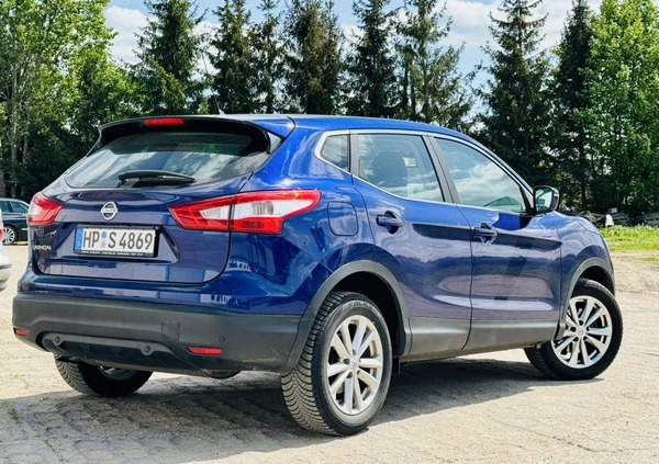 Nissan Qashqai cena 56700 przebieg: 122524, rok produkcji 2015 z Orneta małe 137